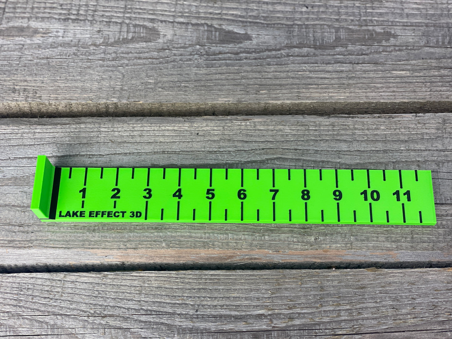 12" Fish Stick - High visibility, floating panfish measuring stick.